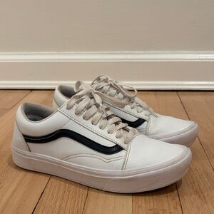 Vans Classic White and Black Sneakers